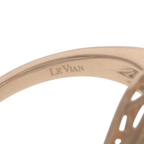 Le Vian Neopolitan Opal Diamond Ring - Rose Gold 14k Oval Cabochon 3.70ctw - Picture 7 of 7